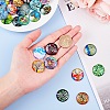 Flatback Glass Cabochons for DIY Projects GGLA-S047-25mm-06F-3