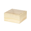 1Pc Wooden Storage Boxes WOCR-DJ0001-02A-1