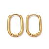 Ion Plating(IP) 304 Stainless Steel Oval Hoop Earrings EJEW-M218-02A-G-2