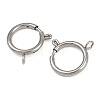304 Stainless Steel Spring Ring Clasps STAS-B095-05I-P-2