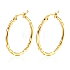 304 Stainless Steel Hoop Earrings PW-WG89744-04-1