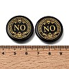 Engraved Natural Obsidian Decision Stones GG-CBA6D08-C01-3