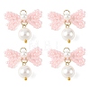 Glass Seed Bead Pendants PALLOY-MZ01383-01-1