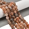 Natural Sunstone Beads Strands G-P497-01E-81B-2