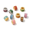 Rack Plating Brass Enamel Beads KK-S375-01-1