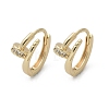 Brass with Cubic Zirconia for Women EJEW-Q014-18G-2