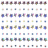 3Pcs Paper Star Hanging Banners AJEW-CN0007-86-1