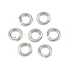 Tarnish Resistant 304 Stainless Steel Open Jump Rings STAS-N015-04-4x0.8mm-1