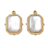 Natural Freshwater Shell Pendants STAS-G397-10G-01-1