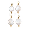 Natural Baroque Keshi Pearl Pendants PA-CBA0A45-15G-1