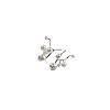 Alloy & Rhinestone & Imitation Pearl Stud Earrings for Women WG8F1A1-01-5