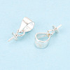 925 Sterling Silver Cup Peg Bails STER-T009-24S-3