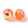 AB Color Plated Glass Beads EGLA-P059-02A-AB07-2