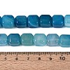 Natural Blue Agate Beads Strands G-Q608-10C-5