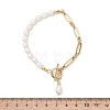 Natural Cultured Freshwater Pearl Beads Link Bracelets BJEW-JB13511-01-2