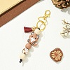 Silicone Pendant Decorations HJEW-YW00451-01-4