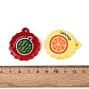 Printed Opaque Acrylic Pendants MACR-N018-12-4