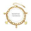 201 Stainless Steel Charm Bracelets WG11553-01-1
