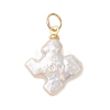 Natural Baroque Keshi Pearl Pendants PALLOY-JF04919-02-3
