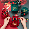4Pcs 4 Styles Christmas Velvet Candy Apple Bags TP-CP0001-05B-3