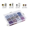 Metallic Colour Letter Beads Kit for DIY Jewelry Making Findings Kit DIY-YW0004-85-3