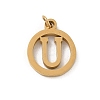 304 Stainless Steel Charms
with Jump Ring LS-STAS-R001-02G-U-1