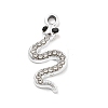 Alloy Rhinestone Pendants FIND-U026-21P-1