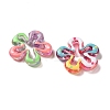 Transparent Acrylic Enamel Beads OACR-P038-04A-M-2