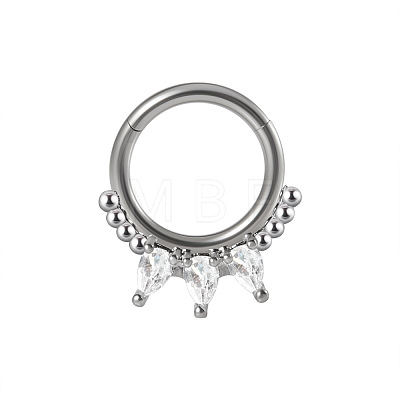 304 Stainless Steel Hoop Nose Rings WG6D581-04-1