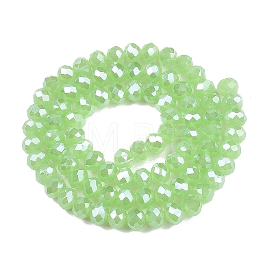 Electroplate Glass Beads Strands EGLA-A044-J6mm-A08-1