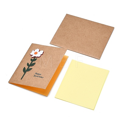 Kraft Paper Happy Birthday Card TH-K001-01-1