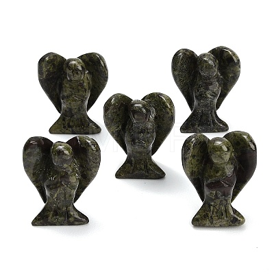 Natural Dragon Blood Gemstone Carved Angle Figurines GG-CBA8396-A07-1
