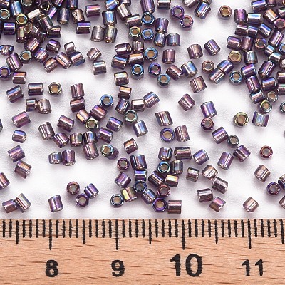 Glass Bugle Beads SEED-S032-09A-639-1