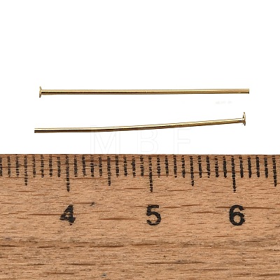 Brass Flat Head Pins KK-H502-01D-G-1