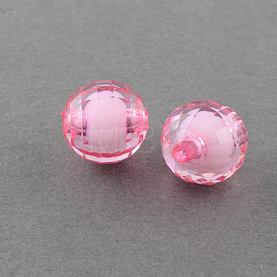 Transparent Acrylic Beads TACR-S086-28mm-M-1