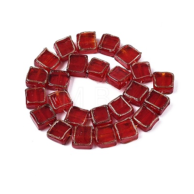 Handmade Gold Sand Lampwork Beads LAMP-N041-01H-1