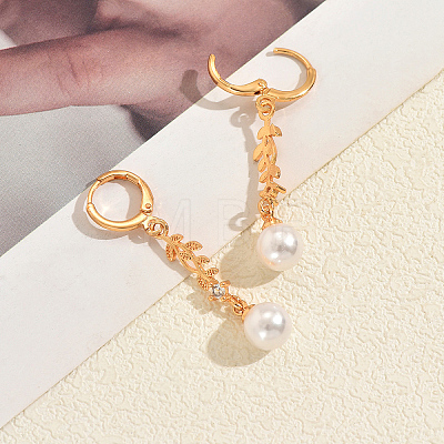 Brass Leverback Earrings HP3510-1-1