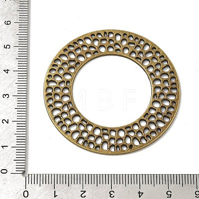 Tibetan Style Alloy Linking Rings X-TIBE-Q035-055AB-NR-1