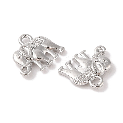 Vintage Elephant Charms X-PALLOY-ZN-47017-N-FF-1