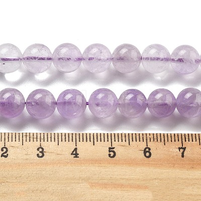 Natural Amethyst Beads Strands G-F306-11-8mm-1