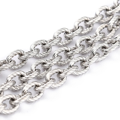 Tarnish Resistant 304 Stainless Steel Rolo Chains CHS-O010-02P-1