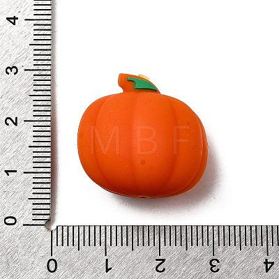 Halloween Silicone Focal Beads SIL-P011-01D-1