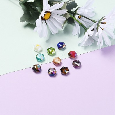 Handmade Millefiori Glass Beads X-LK-F001-M2-1