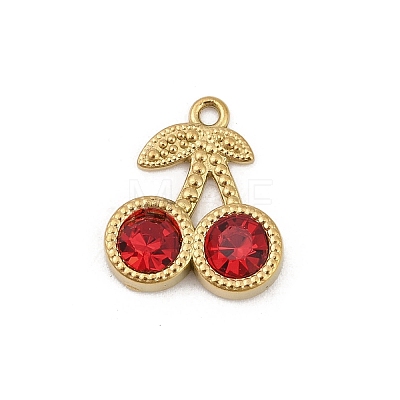 304 Stainless Steel Glass Charms LS-STAS-D366-06A-G-1