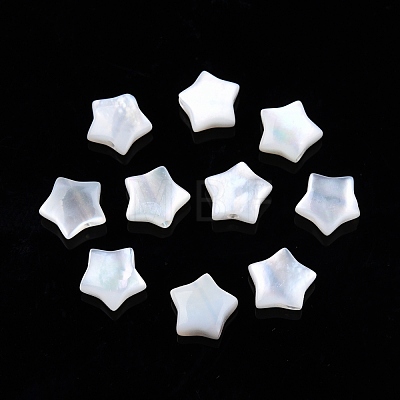 Natural White Shell Beads SSHEL-N032-54A-1