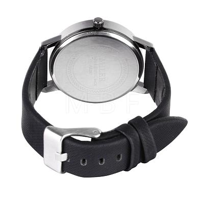 Luminous Men's Alloy PU Leather Quartz Wristwatches WACH-L032-02-1