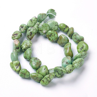 Natural Magnesite Beads Strands G-F592-01-1