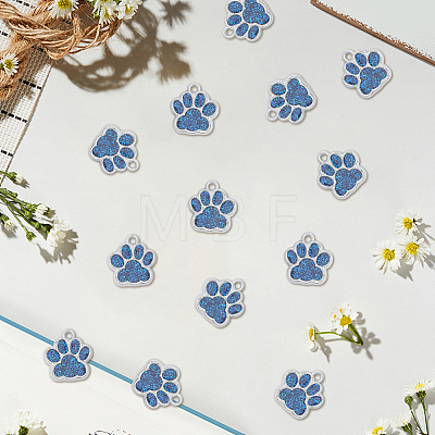 16Pcs Alloy Enamel Charms ENAM-SC0007-01-1