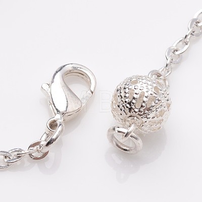 Chakra Jewelry Natural Gemstone Round Bead Link Bracelets X-BJEW-JB02275-1