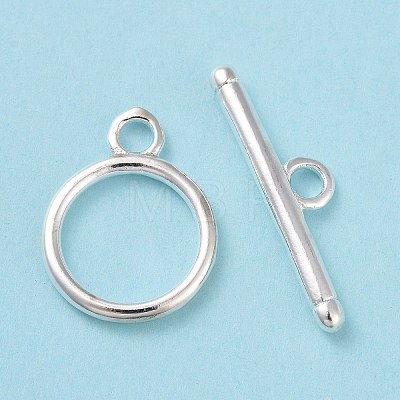 Eco-friendly Brass Toggle Clasps X-KK-D082-17S-1